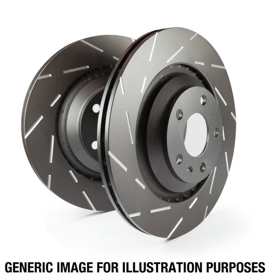 EBC 11+ BMW X3 2.0 Turbo (F25) USR Slotted Rear Rotors USR1809