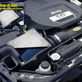 Airaid MXP Air Intake System w/ Blue Dry SynthaMax 12-18 Jeep Wrangler JK 3.6L 313-132