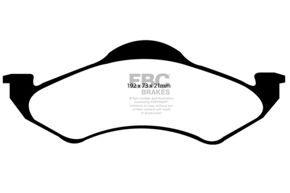 EBC 00-02 Dodge Dakota 2WD 2.5 Ultimax2 Front Brake Pads UD820