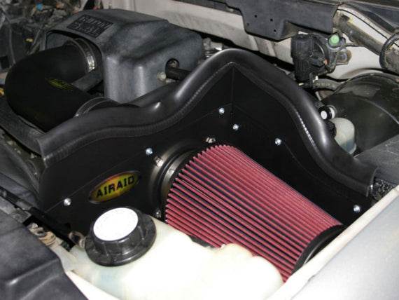 Airaid 97-03 Ford F-150/97-04 Expedition 4.6/5.4L CAD Intake System w/ Blk Tube (Dry / Red Media) 401-249