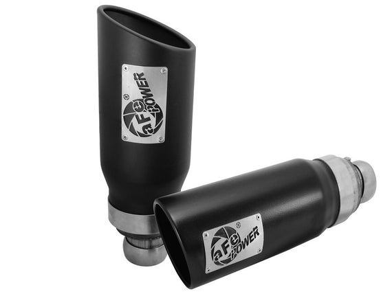 aFe Power 09-15 Dodge Ram 3.0L/5.7L Black Exhaust Tip Upgrade 49C42046-B