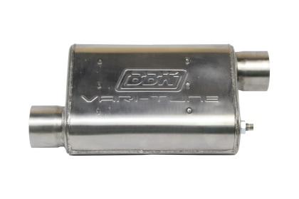 BBK VariTune Adjustable Performance Muffler 3.0 in. Offset/Offset Stainless Steel 31035