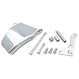 Spectre 69-86 SB Chevy (w/Long Water Pump) Alternator Bracket Set - Chrome 47293