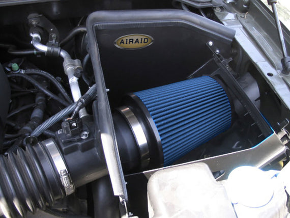 Airaid 04-13 Nissan Titan/Armada 5.6L CAD Intake System w/o Tube (Dry / Blue Media) 523-152