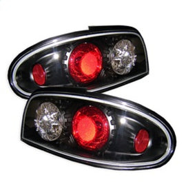 Spyder Nissan Altima 93-97 Euro Style Tail Lights Black ALT-YD-NA93-BK 5006752