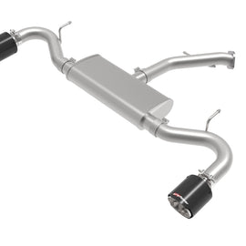 aFe Takeda 2.5in 409 SS Axle-Back Exhaust System Carbon Fiber 18-20 Hyundai Elantra GT L4-1.6L(t) 49-47016-C