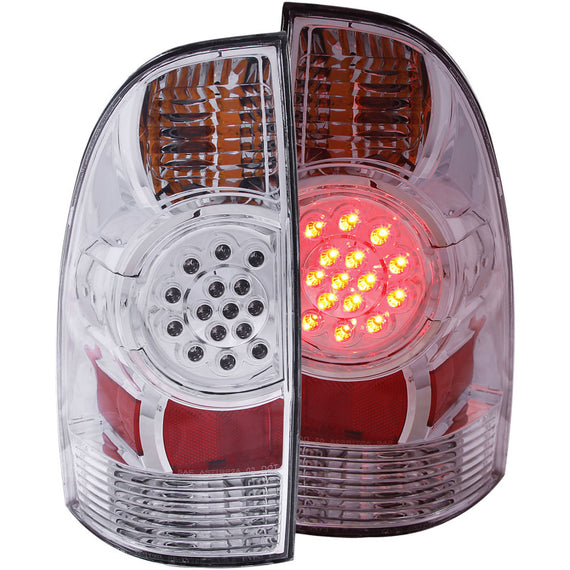 ANZO 2005-2015 Toyota Tacoma LED Taillights Chrome 311041