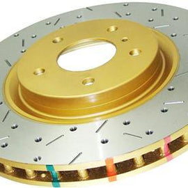 DBA 4000 SERIES FRONT DRILLED/SLOTTED ROTOR FOR 04-12 SUBARU STI 10 STUD HOLE 4654XS-10