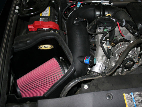 Airaid 07-10 Chevrolet/GMC Duamax LMM 6.6L DSL MXP Intake System w/ Tube (Dry / Red Media) 201-219