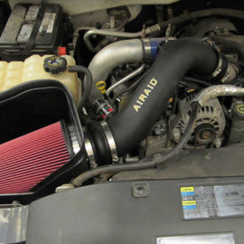 Airaid 01-04 GM 2500/3500 Pickup / 6.6L DSL MXP Intake System w/ Tube (Oiled / Red Media) 200-266