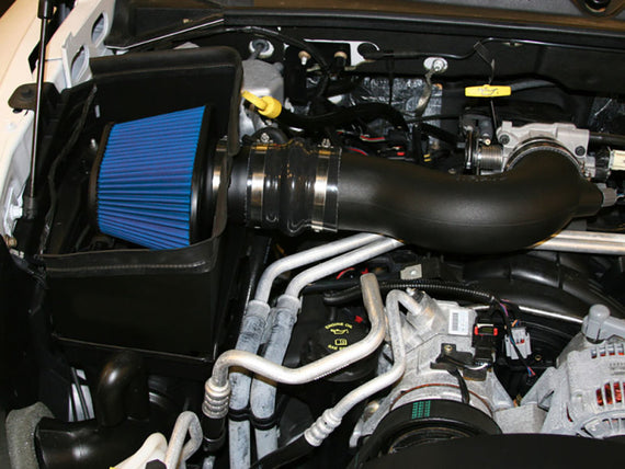 Airaid 05-06 Dodge Dakota / 06 Mitsubishi Raider 4.7L CAD Intake System w/ Tube (Dry / Blue Media) 303-175