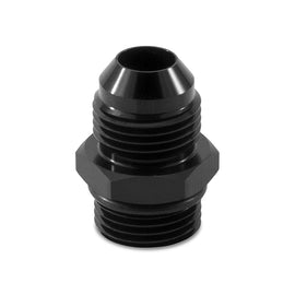 Mishimoto -8ORB to -8AN Aluminum Fitting - Black MMFT-8ORB-8BK