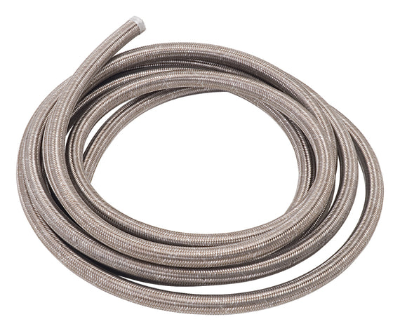 Russell Performance -12 AN ProFlex Stainless Steel Braided Hose (Pre-Packaged 15 Foot Roll) 632230
