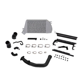 Mishimoto 2015 Subaru WRX Top-Mount Intercooler Kit - Polished Cooler & Black Pipes MMTMIC-WRX-15BSL