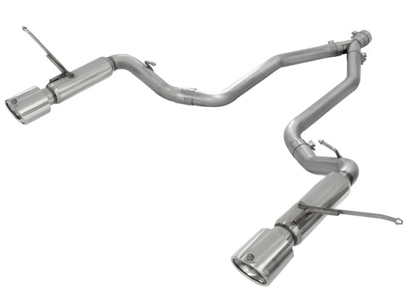 aFe MACHForce XP 14+ Jeep Grand Cherokee V6 3.0L (td) 2.5in DPF-Back 409SS Exhaust w/Resonators 49-46234