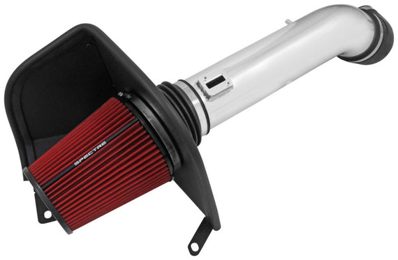 Spectre 16-17 GM 2500HD/3500HD V8-6.0L F/I Air Intake Kit - Polished w/Red Filter 9058