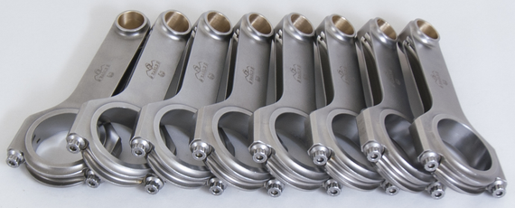 Eagle Chevrolet Big Block Stock Size 396/427/454 H-Beam Connecting Rod w/ ARP 2000 Bolts (Set of 8) CRS61353D2000