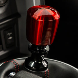 Raceseng Ashiko Shift Knob (No Engraving) M10x1.5mm Adapter - Red Translucent 08311RT-0801X-081103