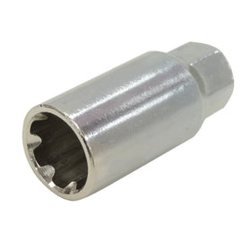 NRG Lug Nut Lock Key Socket Silver - For Use w/ LN-LS500 Style Lug Nuts LN-KLS500