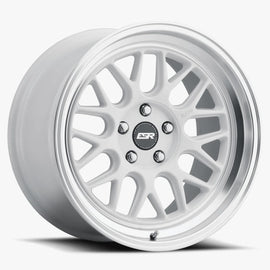 ESR 18X10.5 5X112 (CUSTOM DRILL) +30 72.56 GLOSS WHITE MACHINE LIP CR01.. 80551430 CR01WHT-ML 5X112