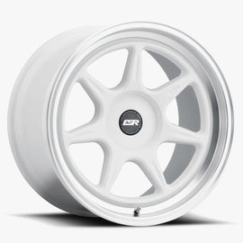 ESR 18X10.5 5X105 (CUSTOM DRILL) +30 72.56 GLOSS WHITE MACHINE LIP CR7 80551430 80551430 CR7WHT-ML 5X105