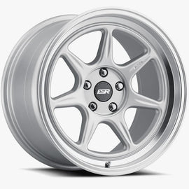 ESR 18X10.5 5X120.6 (CUSTOM DRILL) +15 72.56 SILVER MACHINE LIP CR7 80551415 80551415 CR7HS-ML 5X120.6