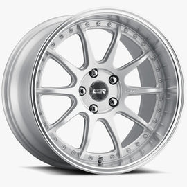 ESR CS12 18X8.5 5X100 +35 72.6 HYPER SILVER MACHINE LIP Wheel/Rim 88550035 CS12HS-ML