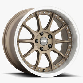ESR 19X9.5 5X105 (CUSTOM DRILL) +35 72.56 MATTE BRONZE MACHINE LIP CS12 99551435 99551435 CS12MBRNZ-ML 5X105