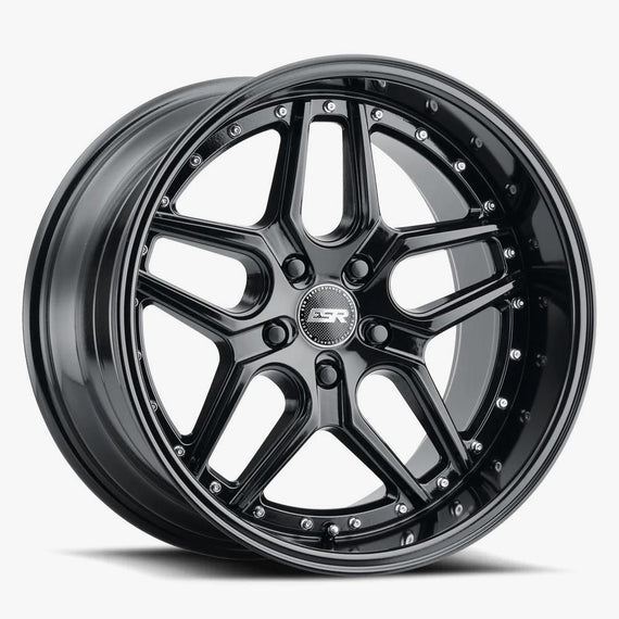 ESR 18X9.5 5X100 +35 72.56 FULL GLOSS BLACK CS15 89550035 CS15GBLK Wheel/Rim 89550035 CS15GBLK