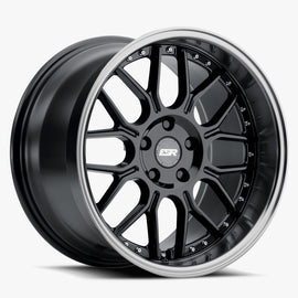 ESR 19X9.5 5X120.6 (Custom Drill) +22 72.56 GLOSS BLACK MACHINE LIP CS18 99551422 CS18GBLK-ML 5X120.6