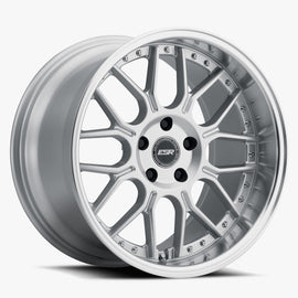 ESR 19X9.5 5X120.6 (Custom Drill) +22 72.56 HYPER SILVER MACHINE LIP CS18 99551422 CS18HS-ML 5X120.6