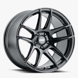 ESR 18X9.5 5X110 (CUSTOM DRILL) +22 72.56 GLOSS BLACK CS8 89551422 CS8GBLK 5X110 89551422 CS8GBLK 5x110