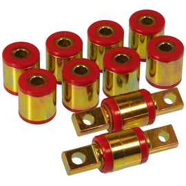 Prothane 90-97 Honda Accord Rear Upper/Lower Control Arm Bushings - Red 8-313