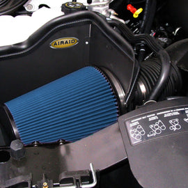 Airaid 99-06 Chevy Silverado 4.8/5.3/6.0L (w/Low Hood) CAD Intake System w/o Tube (Dry / Blue Media) 203-112-1