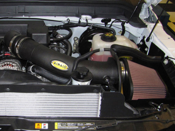 Airaid 10-13 Ford F-250 / F-350 Super Duty 6.2L CAD Intake System w/ Tube (Oiled / Red Media) 400-273