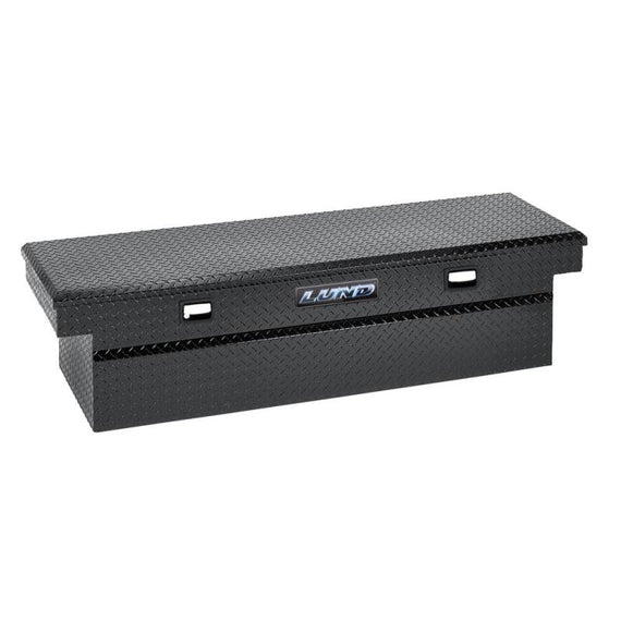 Lund Universal Aluminum Single Lid Cross Bed Box - Black 79202DB