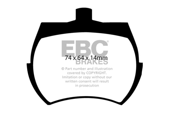 EBC Brakes Redstuff Ceramic Brake Pads DP3127C