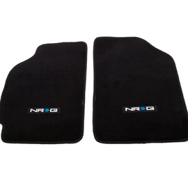 NRG Floor Mats - 88-91 Honda Civic CRX (NRG Logo) - 2pc. FMR-110NRG