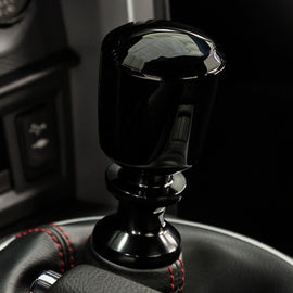 Raceseng Ashiko Shift Knob (No Engraving) Mini R50 / R52 / R53 Adapter - Black Gloss 08311BG-0801X-081203