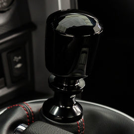 Raceseng Ashiko Shift Knob (No Engraving) Hyundai Genesis Coupe Adapter - Black Gloss 08311BG-0801X-0812011