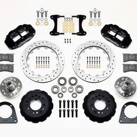 Wilwood Narrow Superlite 6R Front Hub Kit 12.88in Drill-Zinc TCI-IFS 71-78 (Pinto Based) 140-13224-Z