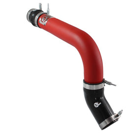 aFe BladeRunner 3in Red Intercooler Tube Hot Side w/Couplings 13-14 Dodge RAM Diesel 6.7L (td) 46-20138-R