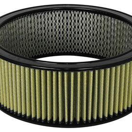 aFe MagnumFLOW Air Filters Round Racing PG7 A/F RR PG7 14OD x 12ID x 5H IN with E/M 18-11476