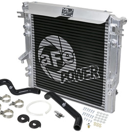 aFe BladeRunner GT Series Bar and Plate Radiator w/ Black Hoses 07-11 Jeep Wrangler (JK) V6 3.8L 46-50002-B