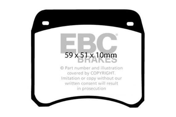 EBC 63-69 Rover Mini Cooper Greenstuff Front Brake Pads DP2128