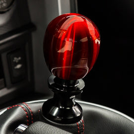 Raceseng Slammer Shift Knob (No Engraving) Porsche 911-997 / Cayman 987 Adapter - Red Translucent 08211RT-0801X-081207
