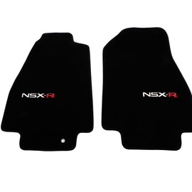 NRG Black Floor Mats with NSX Logo for Acura NSX (All Years) - Part # FMR-200 FMR-200