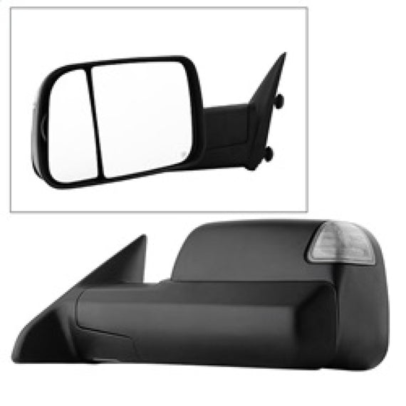 xTune Dodge Ram 1500 09-12 Extendable Heated Adjust Mirror Black Housing Left MIR-DRAM09S-PWH-L 9935596