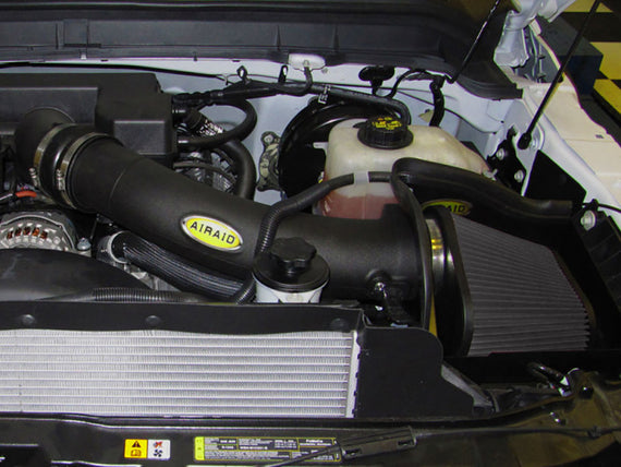 Airaid 10-13 Ford F-250 / F-350 Super Duty 6.2L CAD Intake System w/ Tube (Dry / Black Media) 402-273