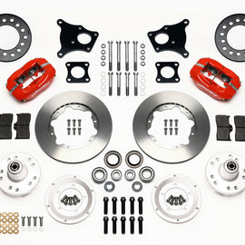 Wilwood Forged Dynalite Front Kit 11.00in Red AMC 71-76 OE Disc w/o Bendix Brakes 140-11940-R